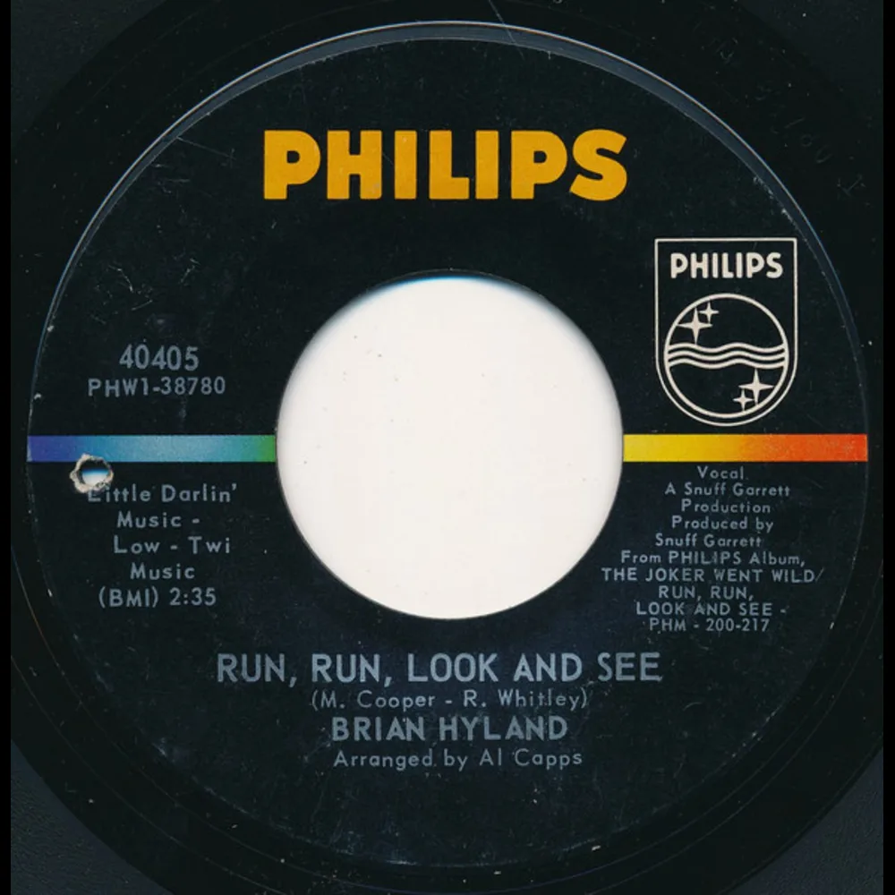 Brian Hyland - Run, Run, Look And See