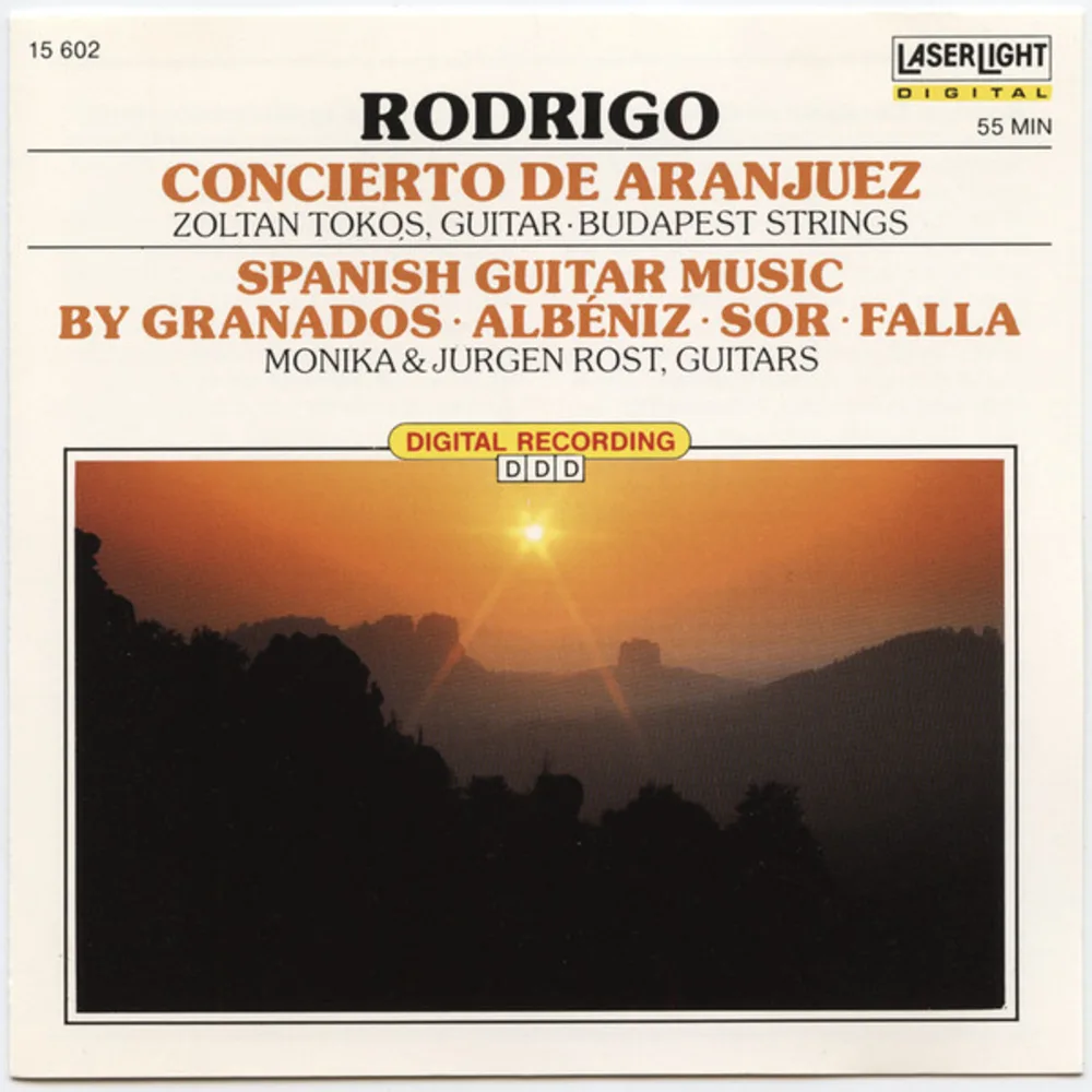 Rodrigo, Sor, Granados, Albeniz, Falla - Bela Banfalvi, Zoltan Tokos, Budapest Strings - Monika Rost, Jurgen Rost - Concierto De Aranjuez
