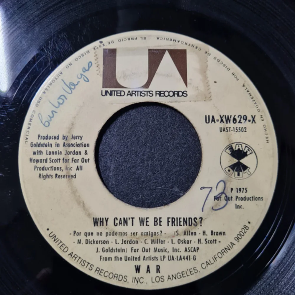 War - Why Can't We Be Friends?